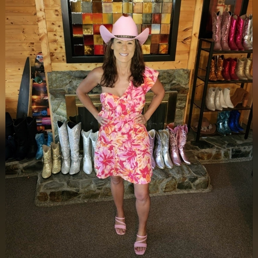 🌺🌼🌸🌹🌺  Women's tropical one shoulder dress 🌺🌼🌸🌹🌺🌼